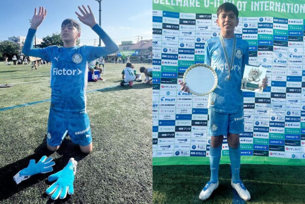 Arthur vive uma grande temporada pelo Palmeiras Sub-11 e se prepara para novos desafios em 2026